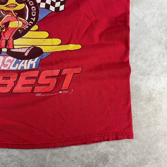 90’s Nascar Looney Tunes Tweety Bird Distress Graphic T-shirt - Picture 3 of 6